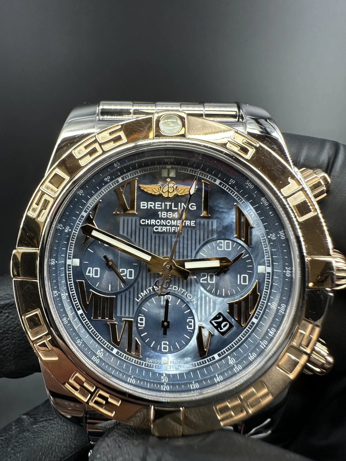 Limited Edition Breitling Chronomat 44 CB0110 – Stainless Steel & 18K Rose Gold