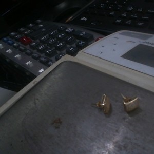 14KT Yellow Gold CZ Earrings – 2.95g (1.90 DWT) – Classic Everyday Style