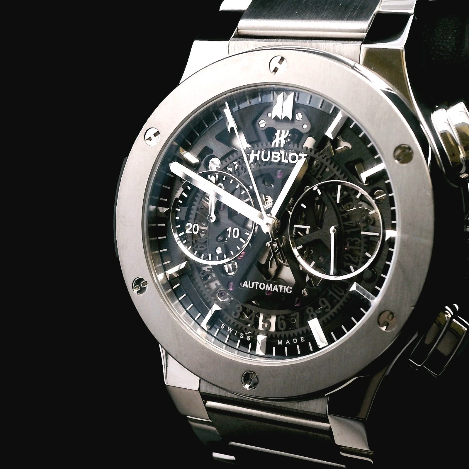Hublot Classic Fusion Aerofusion 528.NX.0170.NX Titanium Skeletonized 45mm