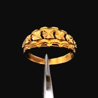 22K Yellow Gold Plain Band Ring High Karat Size 6.5 2.30dwt (3.6g)