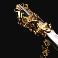 10K Yellow Gold Starfish Bracelet 7" 5.5dwt (8.6g)