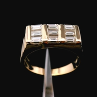 18KT Yellow Gold Ring Approx 1cttw – Size 8 – 7.00g (4.50 DWT)