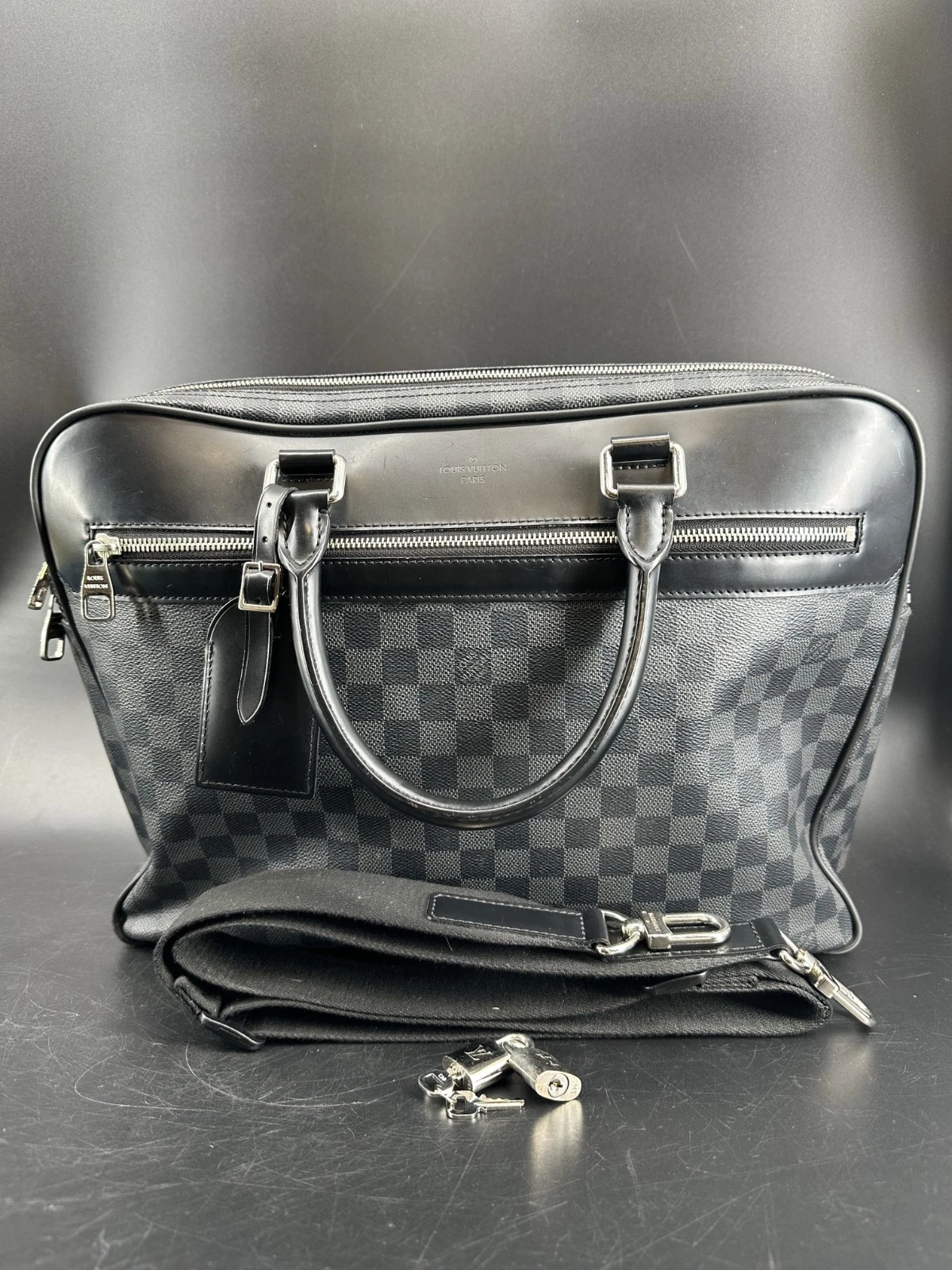 Louis Vuitton Business Bag Porte Documents Voyage Damier Graphite
