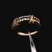 14K Rose Gold Diamond Band Ring Size 8.25 2.1dwt (3.3g) 0.30 CTTW