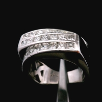 Platinum Diamond Ring 3.24cttw VS2–SI1 FG – Size 10 – 29.86g (19.20 DWT)