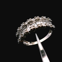  10KT White Gold Diamond Ring – Approx ¾cttw – Size 8.75 – 4.36g (2.8 DWT)