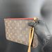 Louis Vuitton Monogram Canvas Neverfull MM Pochette Wristlet Clutch Bag