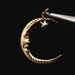  14KT Yellow Gold 1.6dwt Moon Pendant/Charm