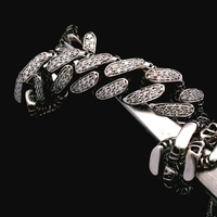  10K White Gold Diamond Bracelet 2cttw 8.5" 14.4dwt (22.4g)