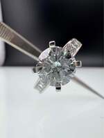 GIA Certified 1.78CT F/VVS2 Excellent Cut Diamond Ring