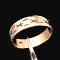  14K Yellow Gold Plain Wedding Band Ring Size 9 2.0dwt (3.1g)