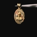  14K Yellow Gold Jesus Face Pendant Charm 0.80dwt 1.24g Religious Medal Gift