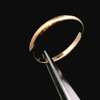  14K Yellow Gold Wedding Band Ring Size 14 Large Men's 2.0dwt (3.1g) Plain