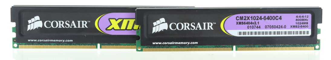 CORSAIR CM2X1024-6400C4 1GB 240-Pin DDR2 SDRAM DDR2 800 (PC2 6400) DM