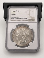 Morgan Dollar 1900 O - NGC MS61