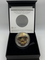 FIREFIGHTER Real Heroes 3 Oz Silver Coin $20 Cook Islands 2021