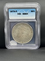 Morgan Dollar 1879 O ICG MS64