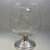 Sterling and Etched Glass Goblet - Webster & Company