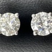 White Gold .50 TCW Diamond Stud Earrings