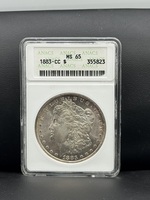 Morgan Dollar 1883 CC ANACS MS65