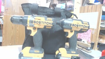 Bostitch 1/2 Drill Driver & 1/4 Impact 18V Lithium 2 batteries and 1 charger