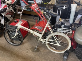 Vintage! Iverson Auto Mini Fold Up Bicycle 