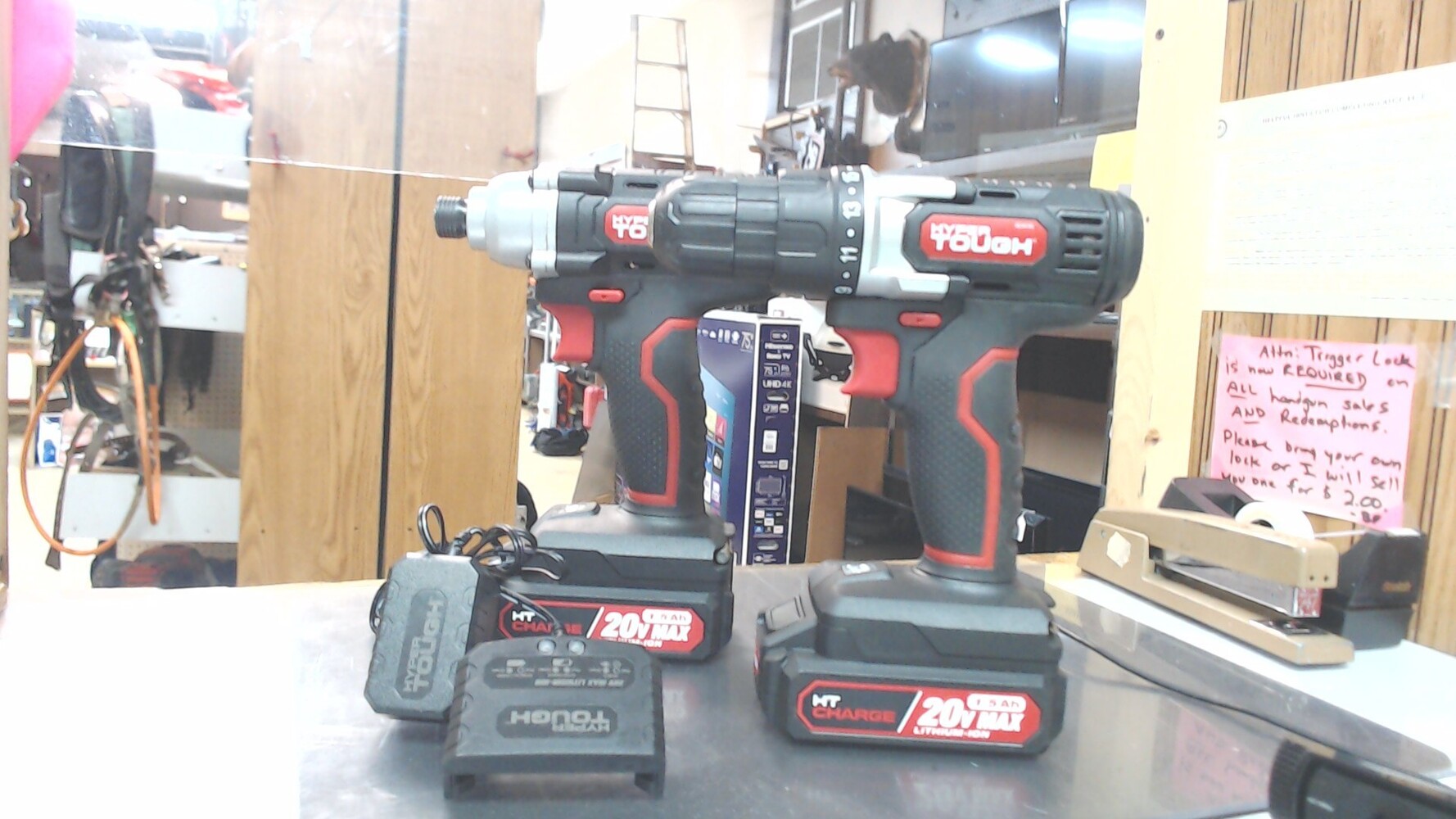 Hyper Tough 20Volt Max Lithium-Ion Drill and Driver/ 2 Batteries and Charger