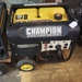 Champion  Generator 4000 watt w/ paperwork and remote start