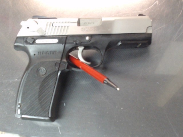 Ruger P345 Semi-Automatic Pistol. .45 ACP. One Magazine. No Box.