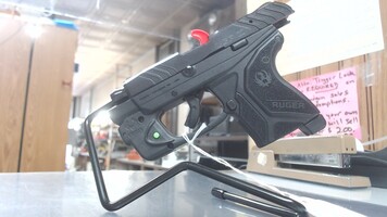 Ruger Model: LCP II Semi-Auto 380 w/ Soft Holster & Green Laser