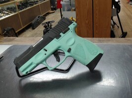 Taurus PT111G2A. Turquoise G2C 9mm Semi-Auto Pistol