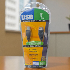 Belkin Components Belkin Pro Series Usb 2.0 Extension Cable - 6 Ft. Part# F3U134