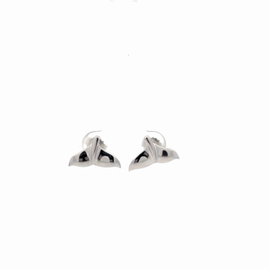 Alamea 018-12-01, 925 Sterling Silver Whale Tail Earrings 