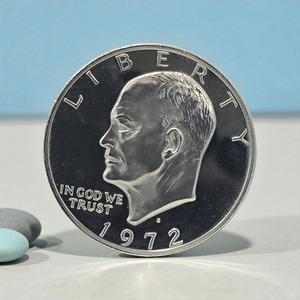  Eisenhower Silver 1972 S Silver Dollar *** $5 Over MELT***