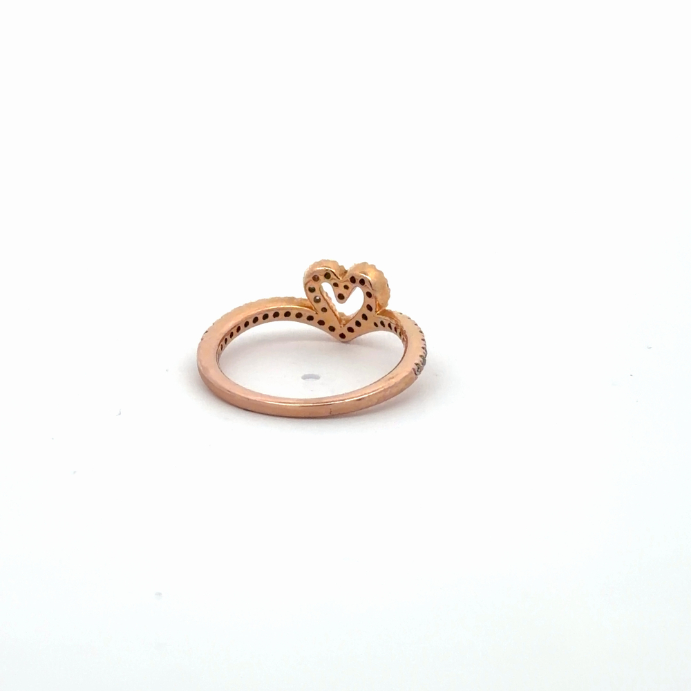 Pandora 189302C01 Sparkling Heart Wishbone Ring Size 4.5 | Pine Ridge ...