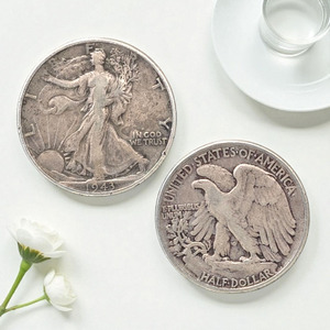 1943 US HALF SILVER DOLLAR ***$5 OVER MELT***