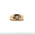 14k Yellow Gold Diamond Solitaire Mens Ring Size 8.5