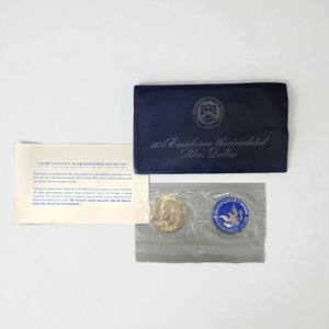 1974 EINSENHOWER UNCIRCULATED SILVER DOLLAR 40%