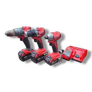 Milwaukee 3601-20, 3640-20, 2904-20 SET WITH CHARGER