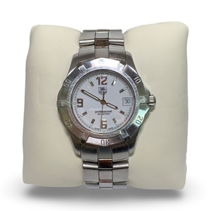 Tag Heuer WN1111 Gold-Tone Men’s Watch – White Dial – 39mm – Dead Battery