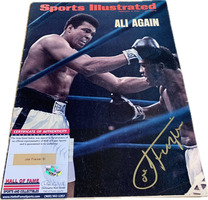 Sports Illustrated Magazine - February 4, 1974 "ALI Again" - Signed by Joe Frazi