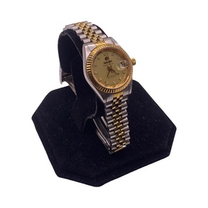 Titoni Cosmo Queen Automatic Women’s Two-Tone Watch – Gold Dial – Pre-Owned 