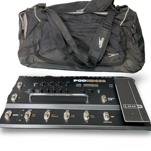 Line 6 POD HD400 Multi-Effects Guitar Pedal w/ Power Supply & Carry Bag