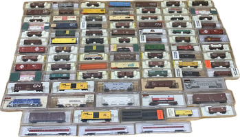 Lot of 98 Toy Trains - Various Conditions, Some New, Some Used -  (9218035)