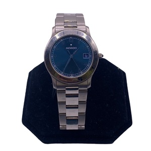 Movado Men’s Stainless Steel & Titanium Watch – Blue Dial – Not Running