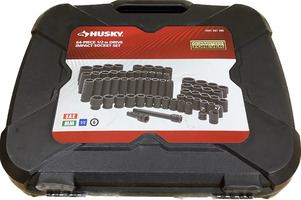 Husky 64 Piece 1/2-inch Drive Impact Socket Set - Model 1001381180