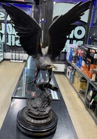 Limited Edition Bronze Sculpture – Jules Moigniez “The American Eagle” – 32"