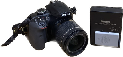 Nikon D3400 DSLR Camera with 18-55mm Lens, Battery, and Charger - Used (9246770)