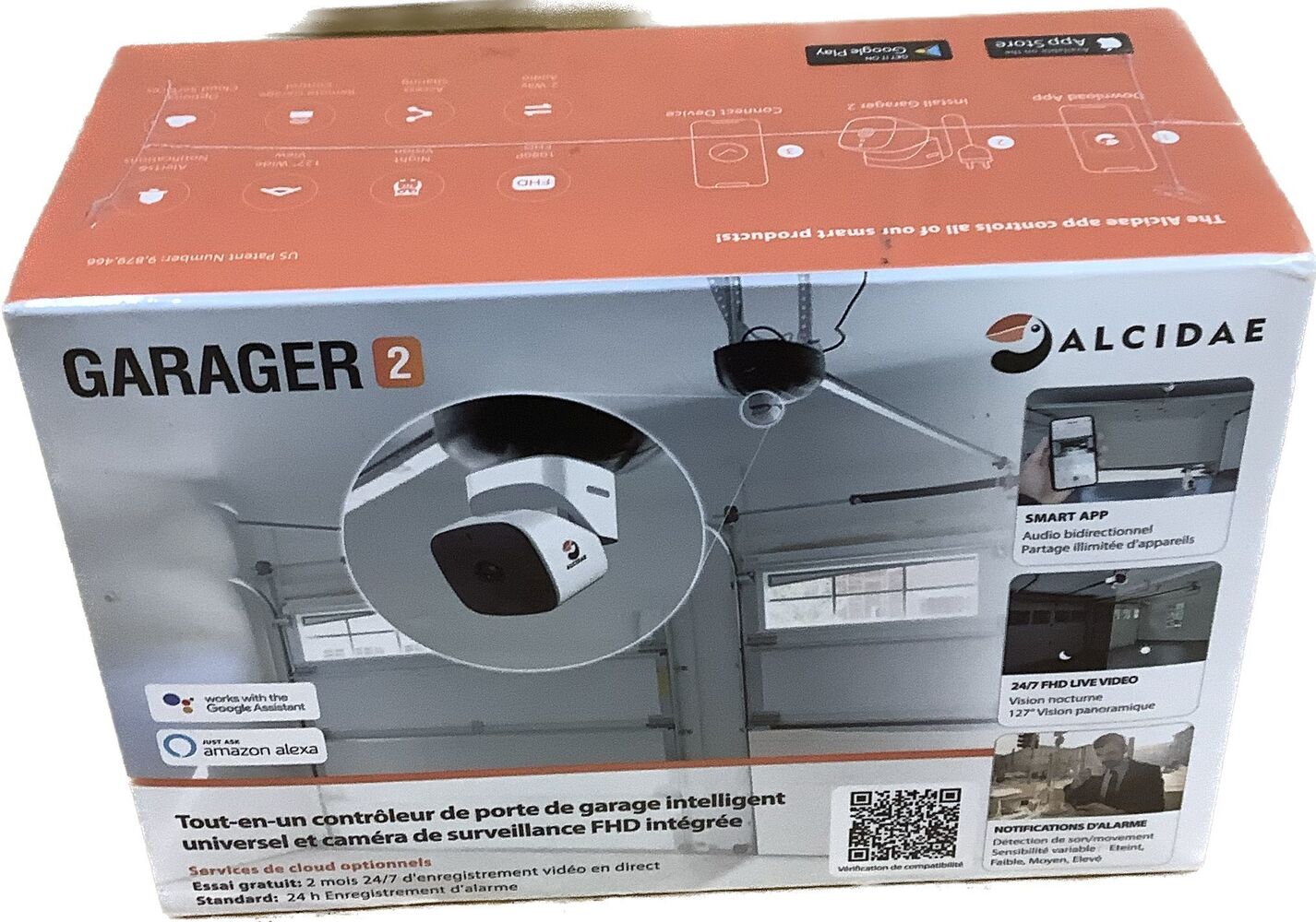 ALCIDAE GARAGE 2 All-in-One Universal Smart Garage Door Controller ...