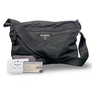 Prada Sacca Black Nylon Satchel Purse – Used – With Card, Dust Bag & Box